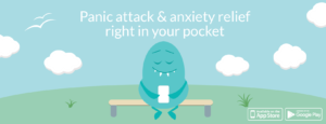 Rootd app for panic attack & anxiety relief monster Ron